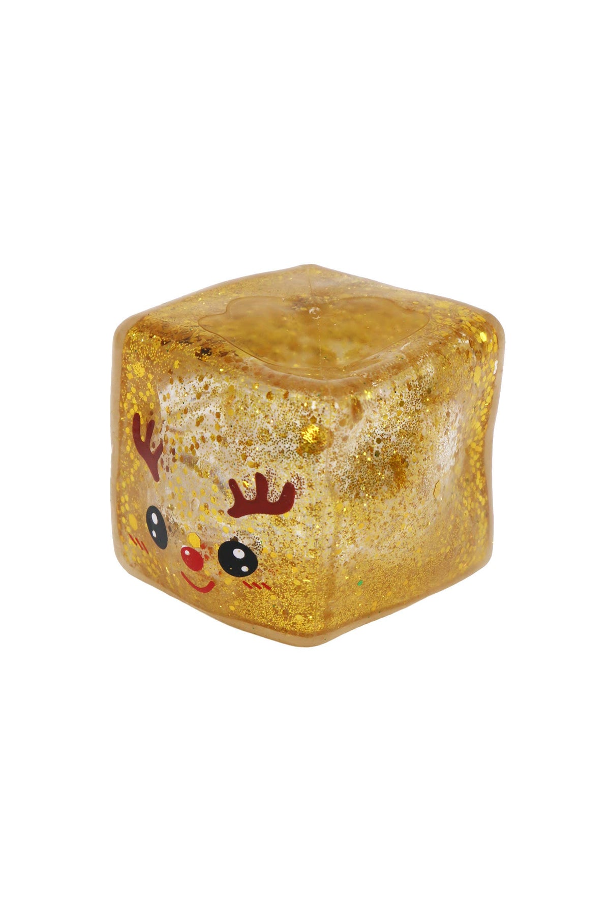 Christmas Glitter Sugar Cube Squishy
