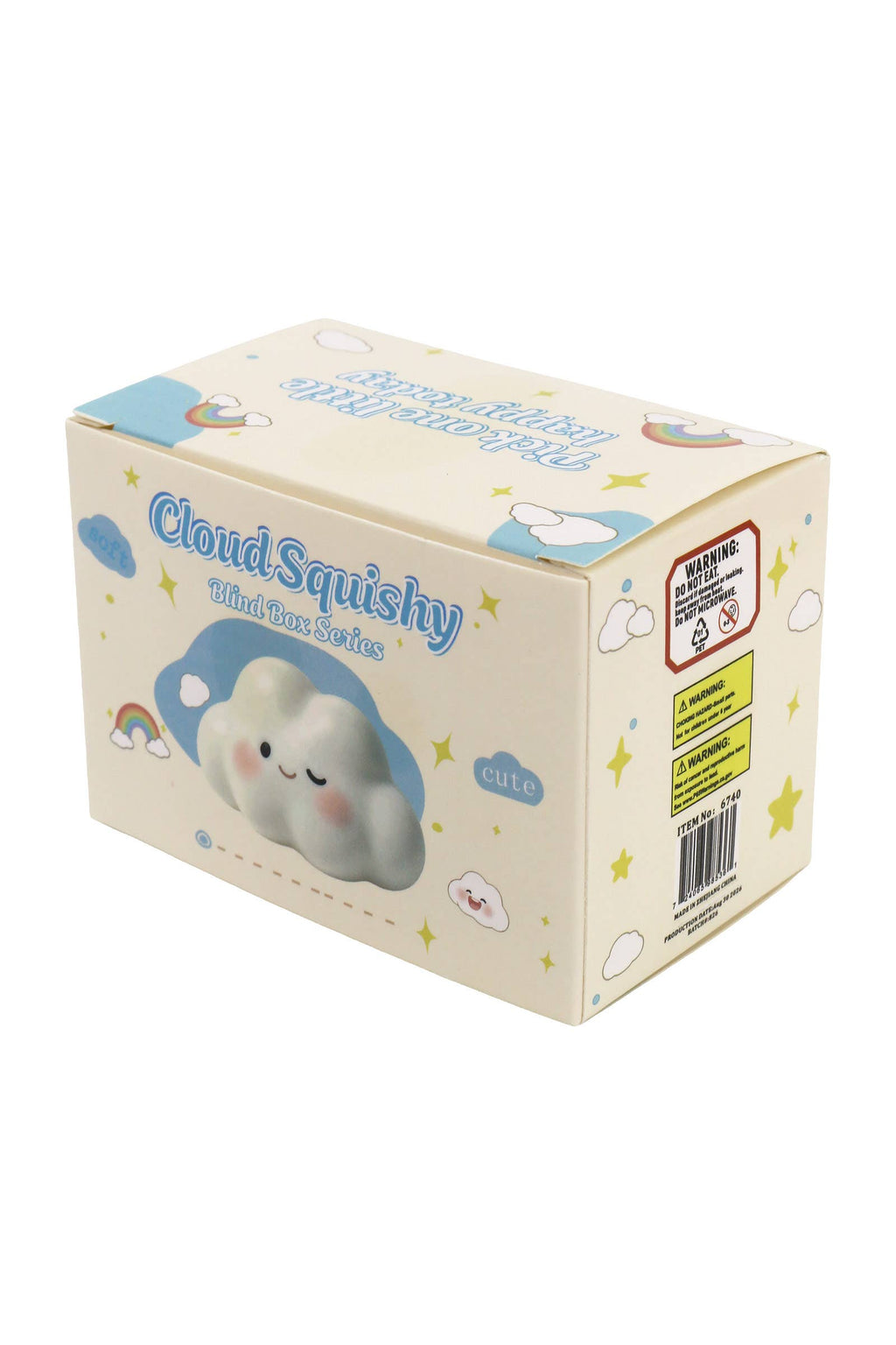 Cloud Crunchy Bead Squishy Toy