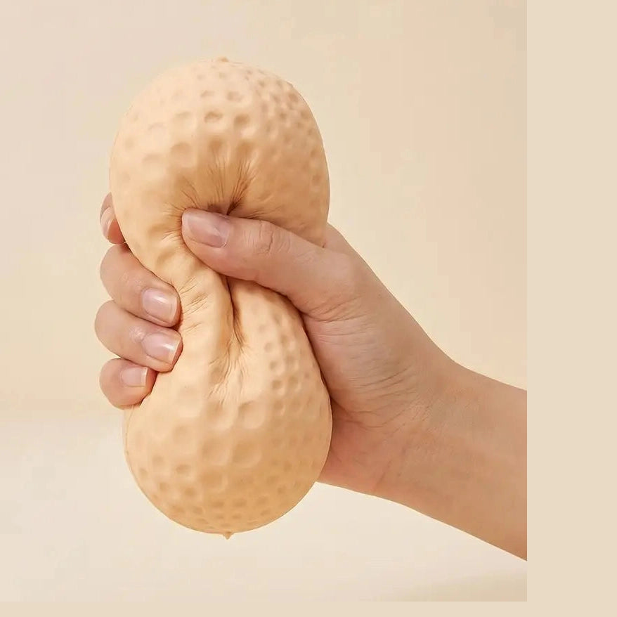 7" Jumbo Peanut Squishy Fidget Toy for Stress Relief