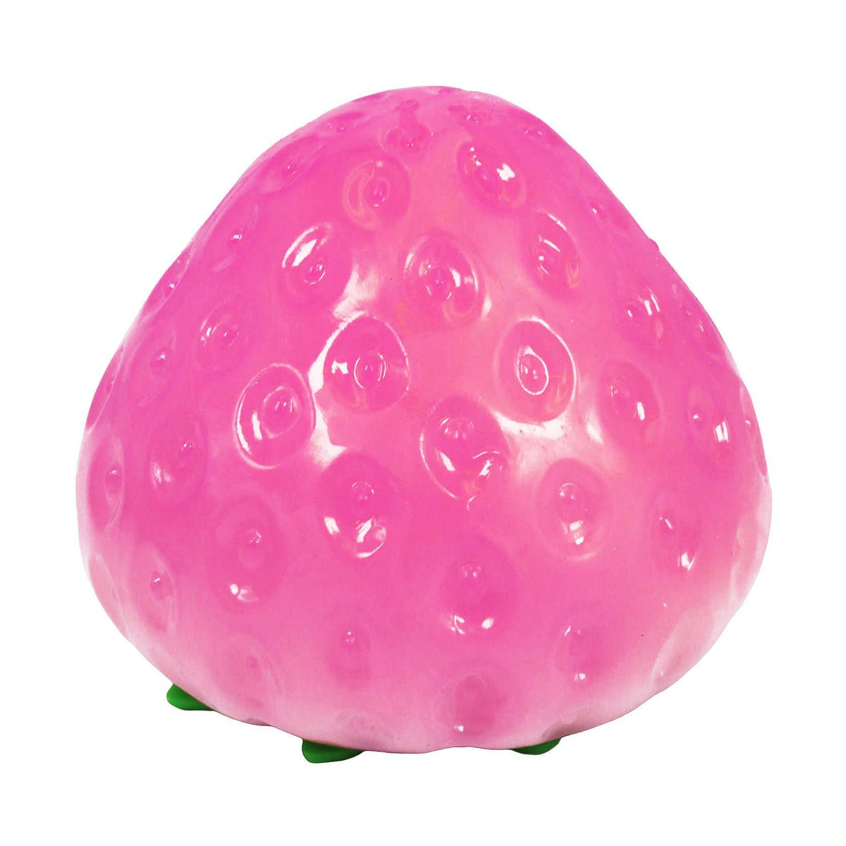 JUMBO Strawberry UV Light Changing Slime Filled Squishy