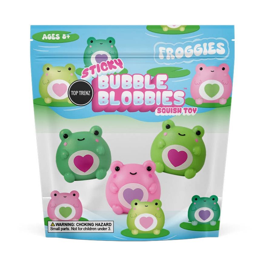Sticky Bubble Blobbies Frogs
