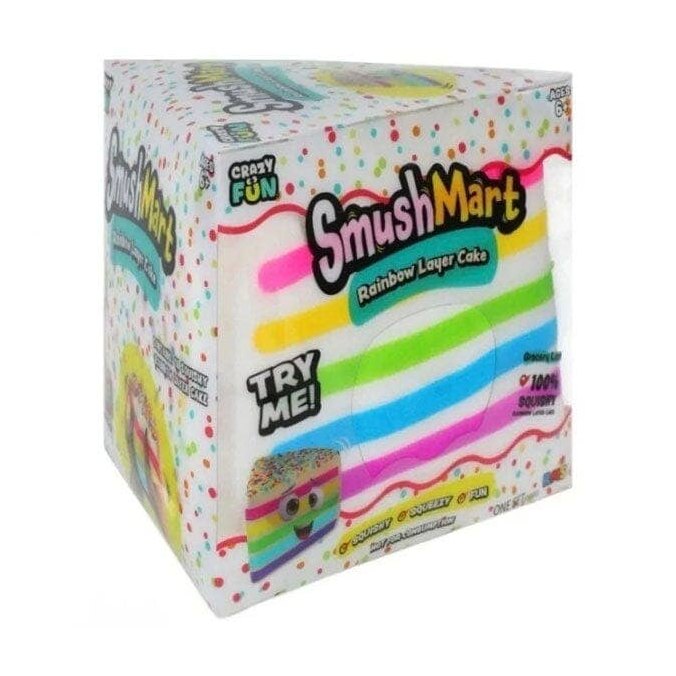 RMS® SmushMart™ Giant Rainbow Cake Slice Squishy 1pc