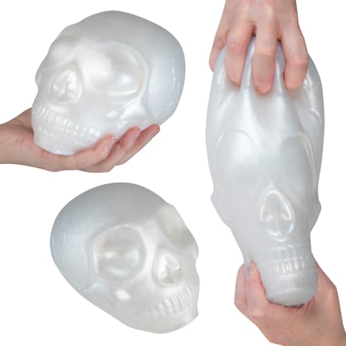 ORB Easy Sqweezy Jumbo Skull – Stretchy Squishy Fidget Toy