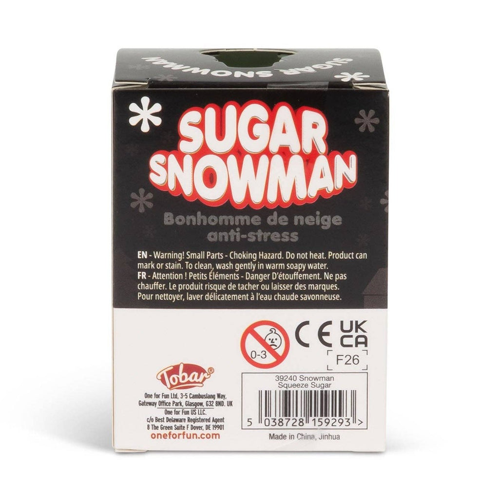 Scrunchems Sugar Snowman Squishy Fidget Toy (1pc) Color Ships Assorted