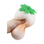 JUMBO Strawberry UV Light Changing Slime Filled Squishy