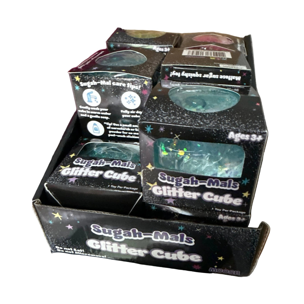 Sugah-Mals Glitter Sugar Cube Squishy