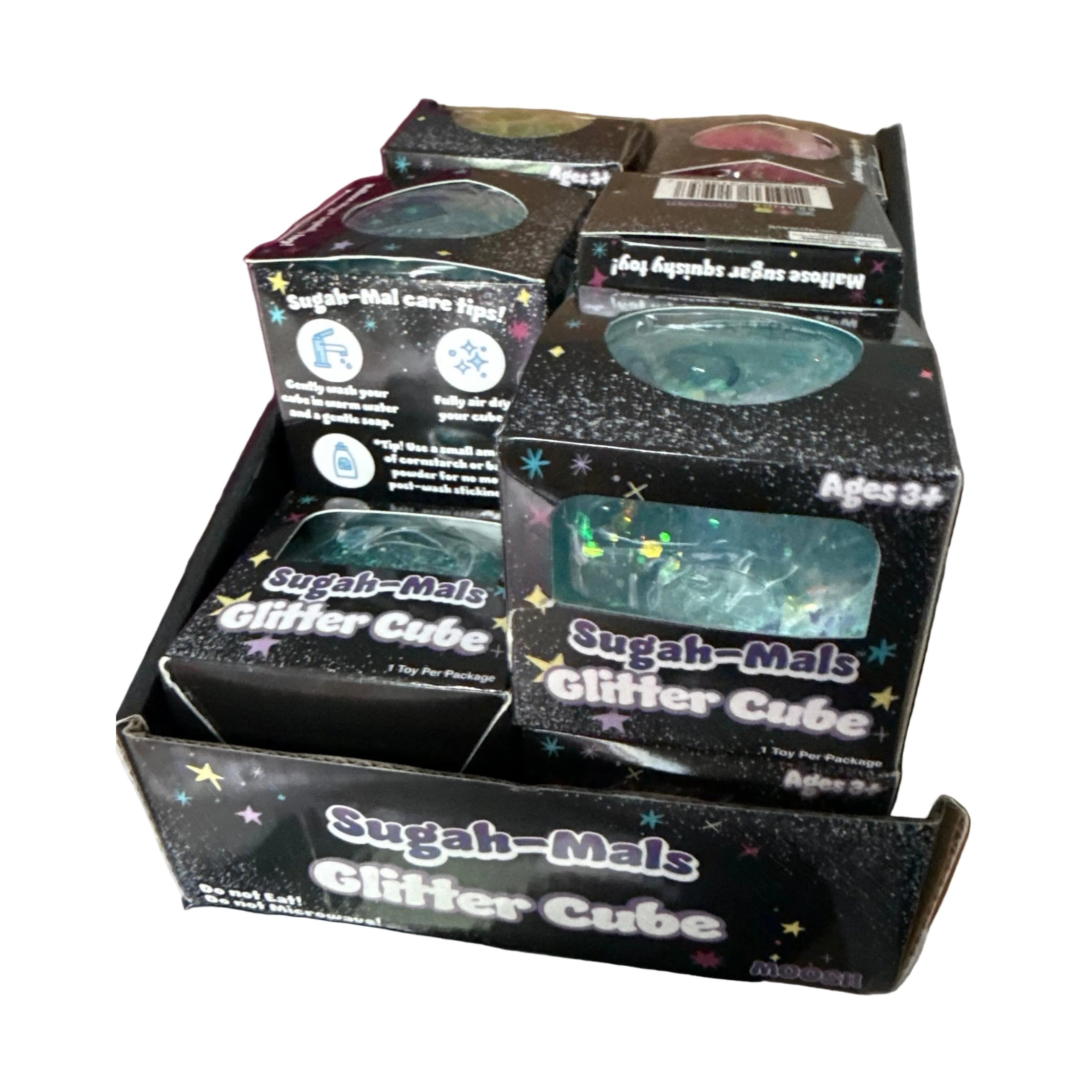 Sugah-Mals Glitter Sugar Cube Squishy