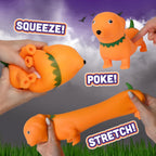 Toymendous Squishy Weenie Dog - Pumpkin