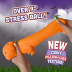 Toymendous Squishy Weenie Dog - Pumpkin