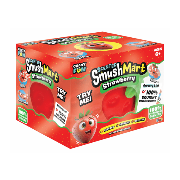 RMS SmushMart Giant Scented Strawberry Squishy