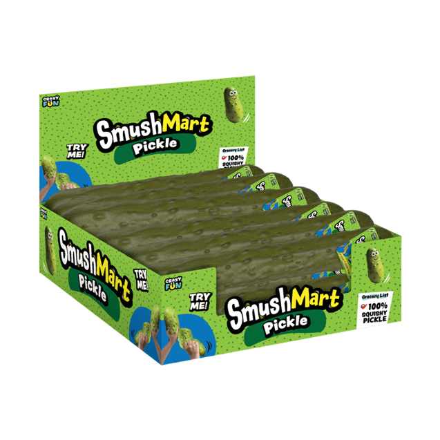 RMS SmushMart giant 15-inch pickle squishy toy