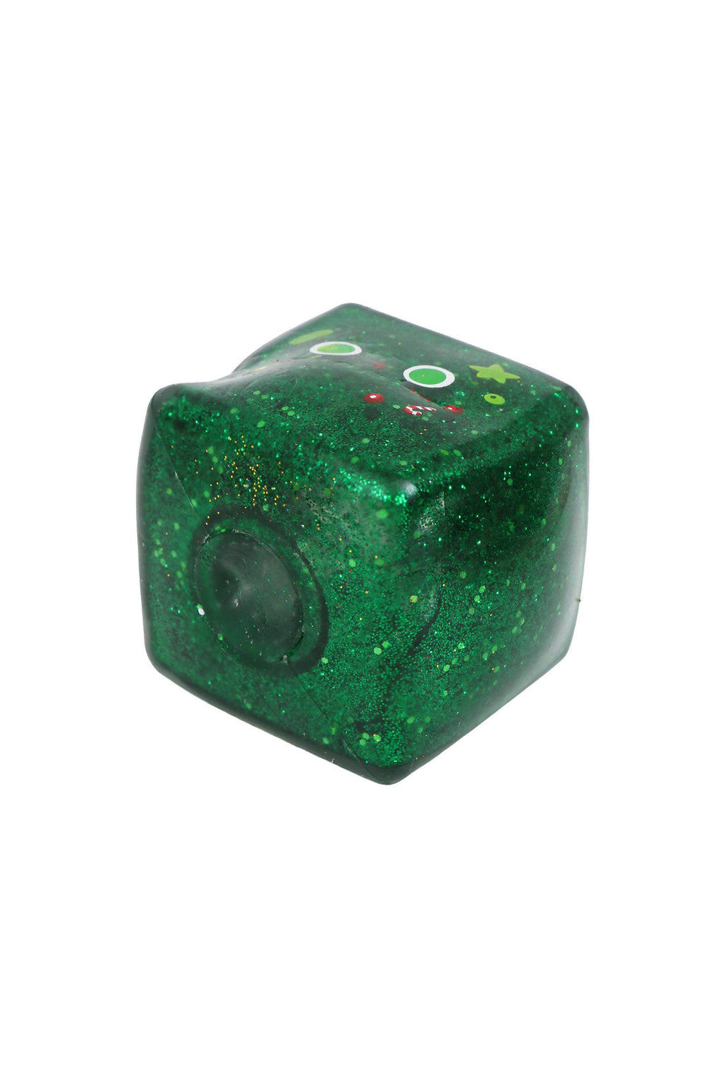 Christmas Glitter Sugar Cube Squishy