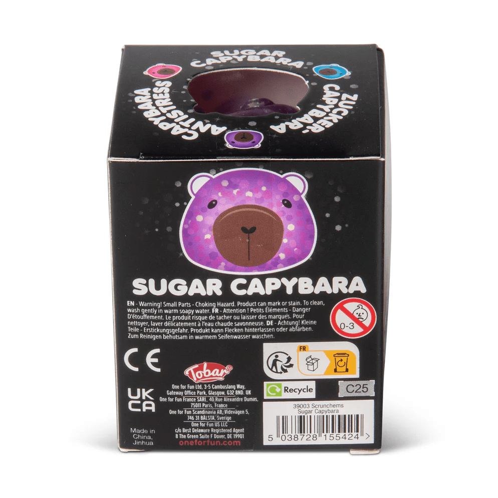 Scrunchems® Sugar Capybara Squishy Fidget Toy (1pc) Assorted