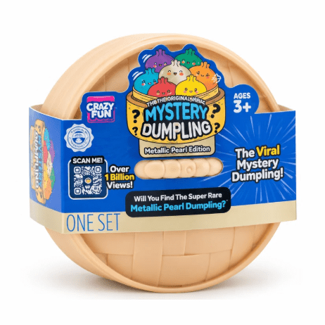 RMS Crazy Fun Mystery Dumpling Metallic Pearl Edition blind box squishy