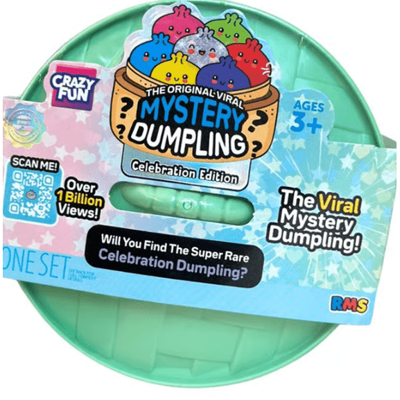 RMS Crazy Fun Mystery Dumpling Celebration Edition squishy in steamer case