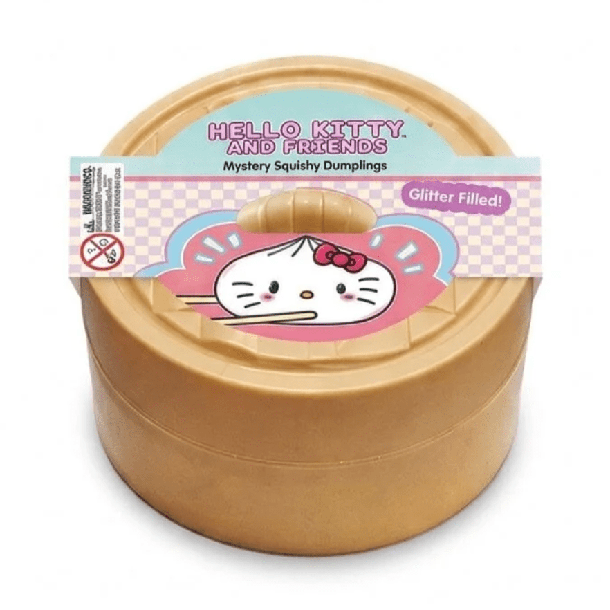 Hello Kitty and Friends Mystery Squishy Dumpling – Glitter Collection (1 pc, Assorted)