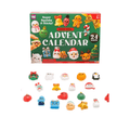 Taba Squishy Advent Calendar with 24 holiday squishy surprises