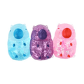 ORB Curiosities Sparklee Capybara glitter squishy toys in blue, purple and pink