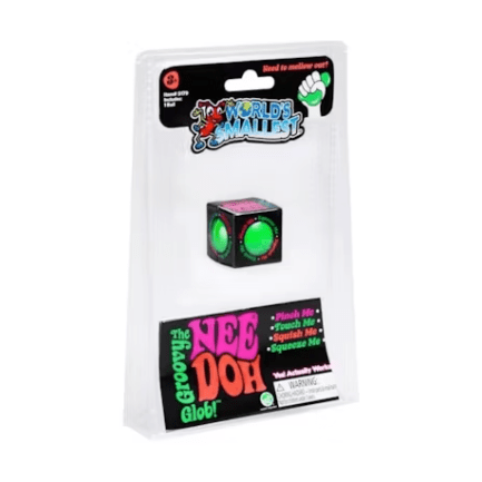 World's Smallest NeeDoh Groovy Glob mini squishy fidget toy