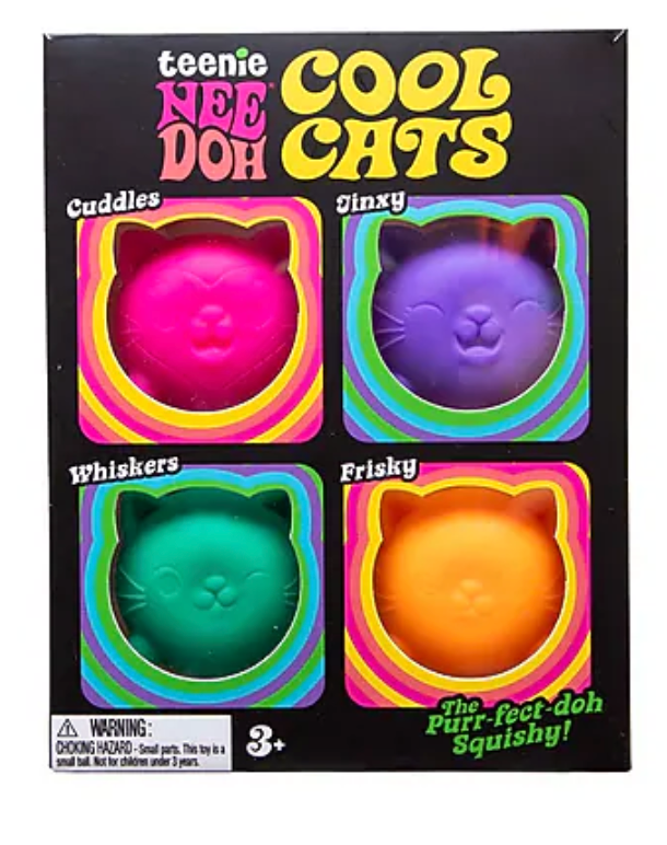 NeeDoh Teenie Cool Kittens Teenie Multipack
