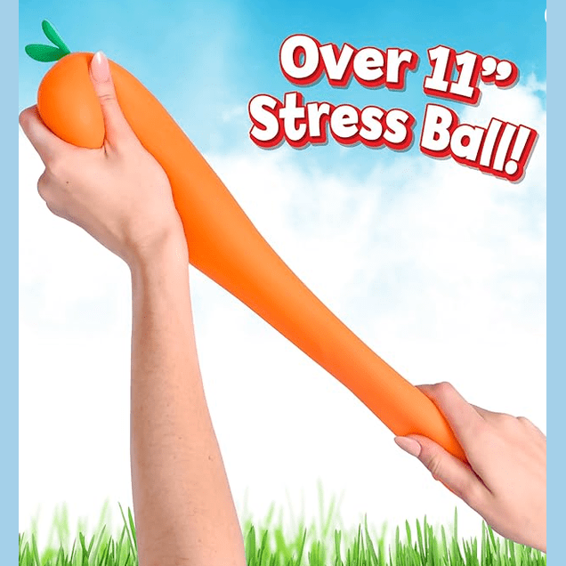 Toymendous Squishy Carrot – Jumbo 11.5 Inch Squishy Vegetable