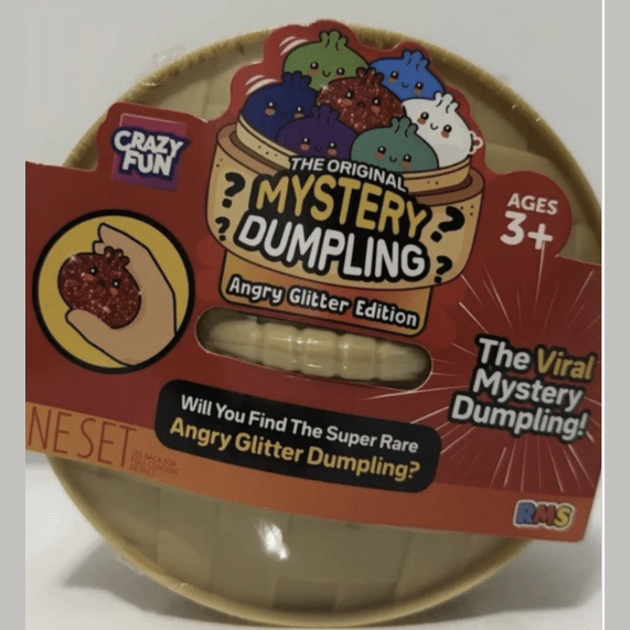 RMS CRAZY FUN Mystery Squishy Dumpling ANGRY GLITTER Edition!