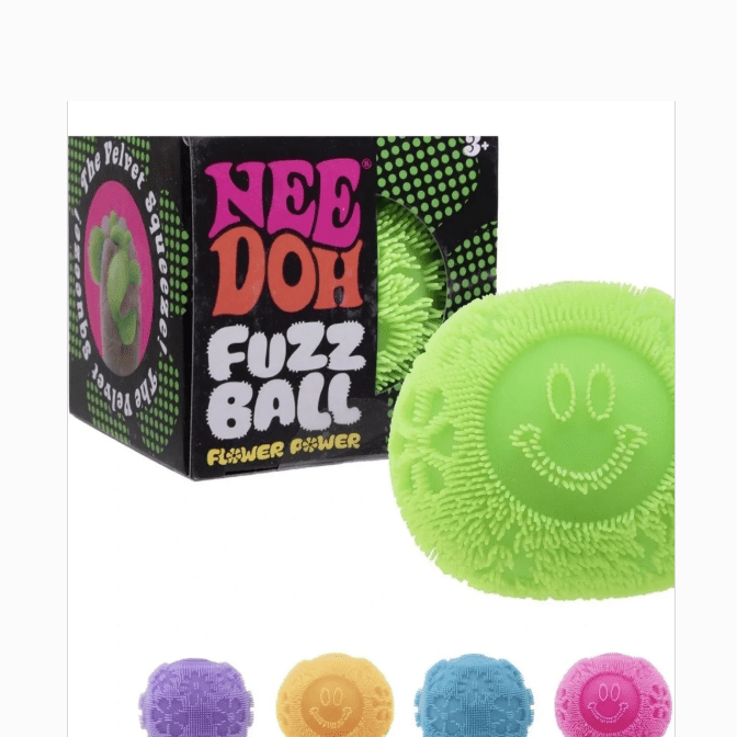 NeeDoh Fuzz Ball Flower Power