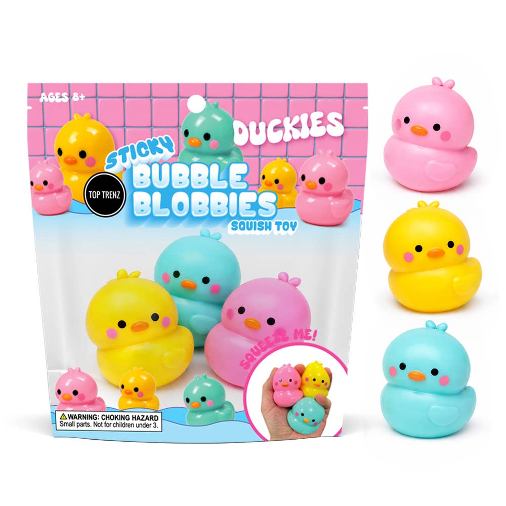 Sticky Bubble Blobbies Ducks 3-pack