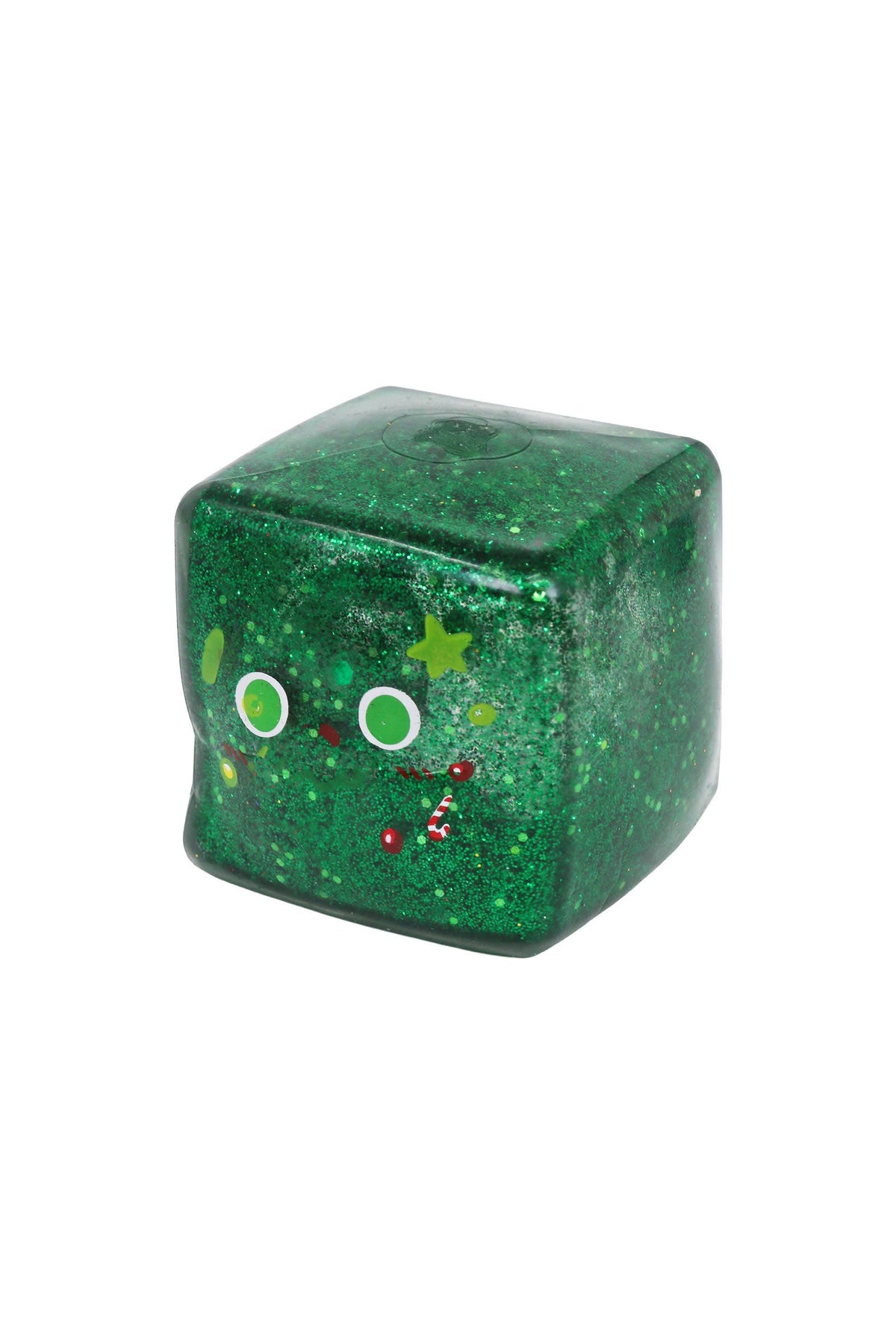 Christmas Glitter Sugar Cube Squishy
