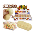 Crunchy Peanut Bead Slime Filled Squishy fidget toy shaped like a peanut