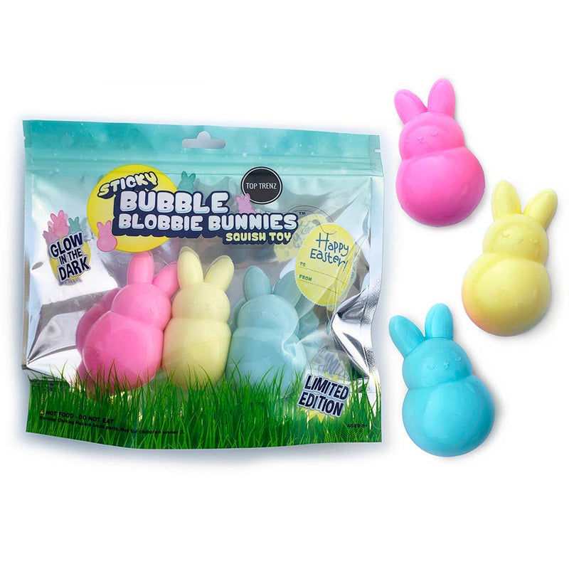 Top Trenz Sticky Bubble Blobbies – Bunny Edition