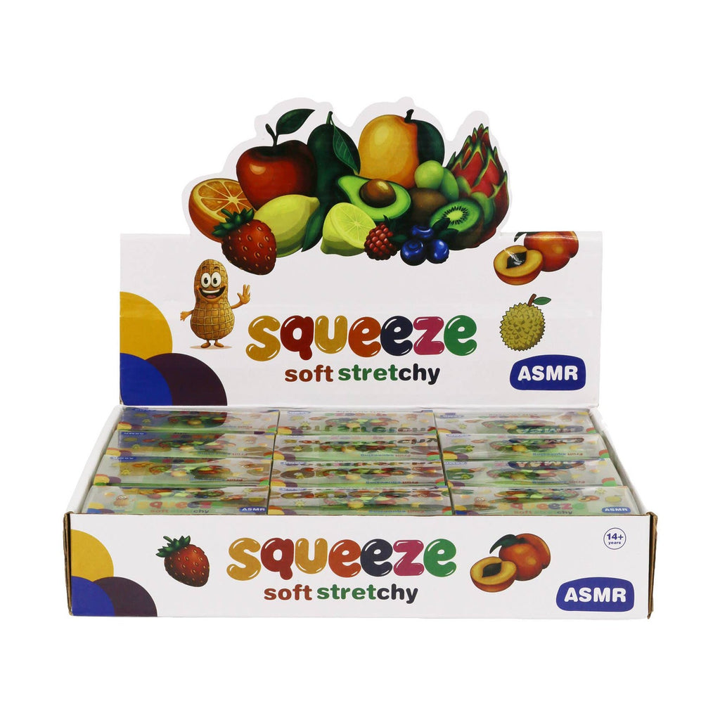 Color-Changing Mango Crunchy Bead Slime Filled TPR Squishy