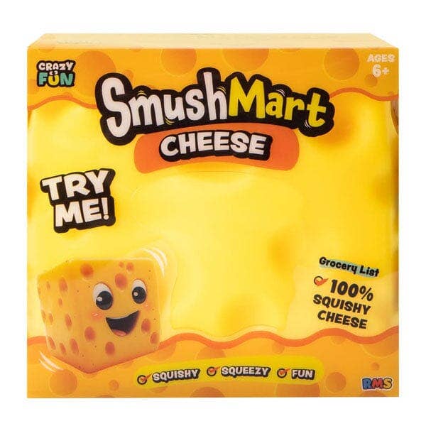 RMS® SmushMart™ Giant Cheese Block Squishy 1pc