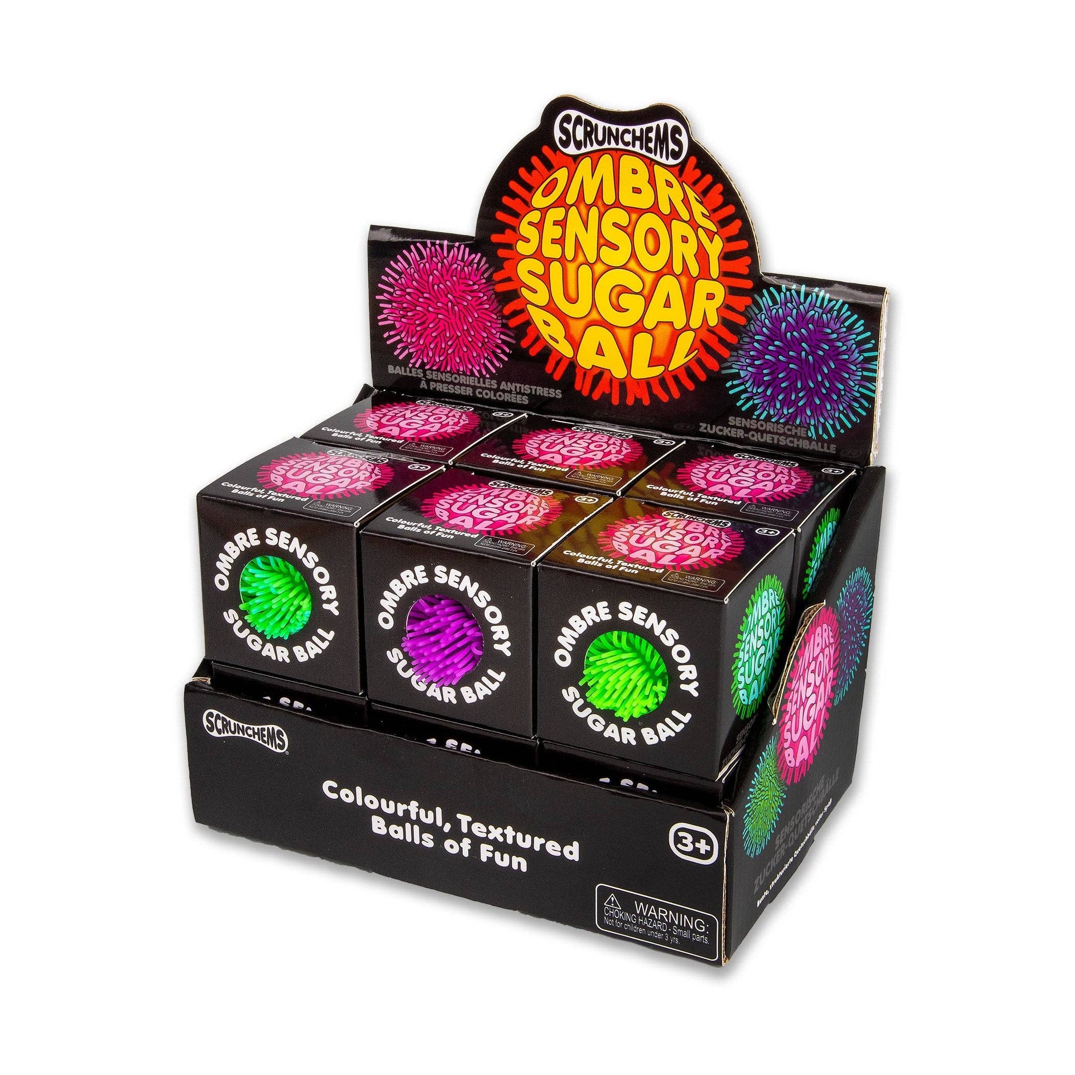 Scrunchems® Ombre Sensory Sugar Ball Squishy Fidget Toy (1pc)