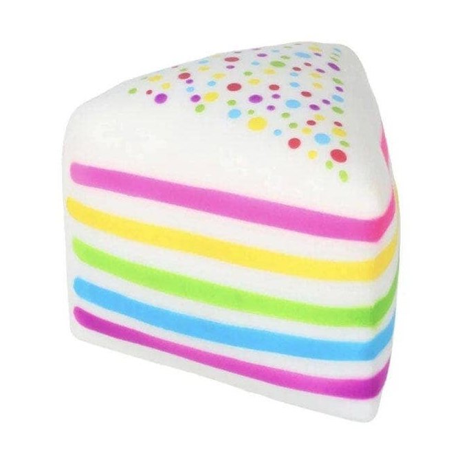 RMS® SmushMart™ Giant Rainbow Cake Slice Squishy 1pc