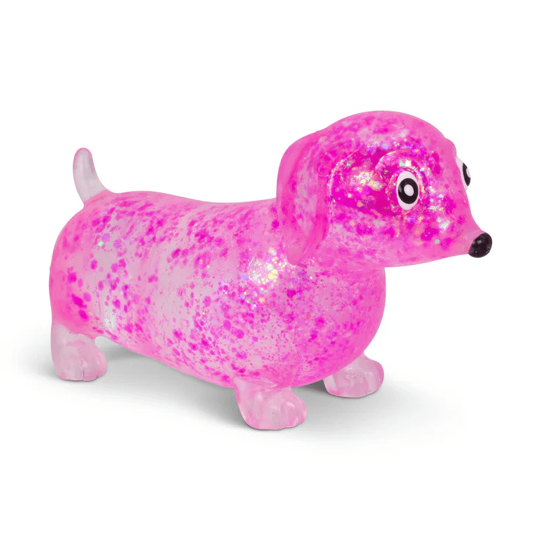 Scrunchems® Sugar Sausage Dog Squishy | Dachshund Fidget 1 per order)