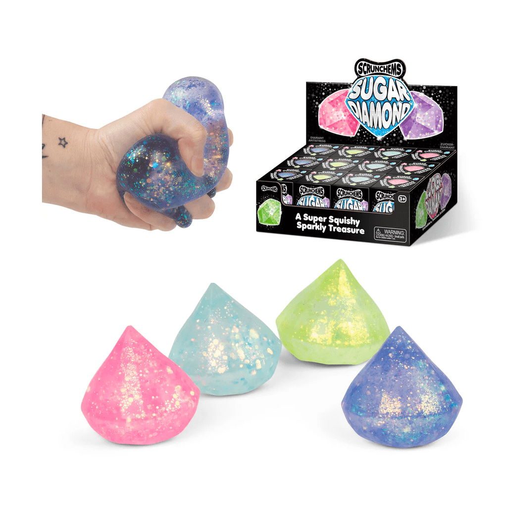 Scrunchems® Sugar Diamonds Squishy Fidget Toy (1pc) Assorted