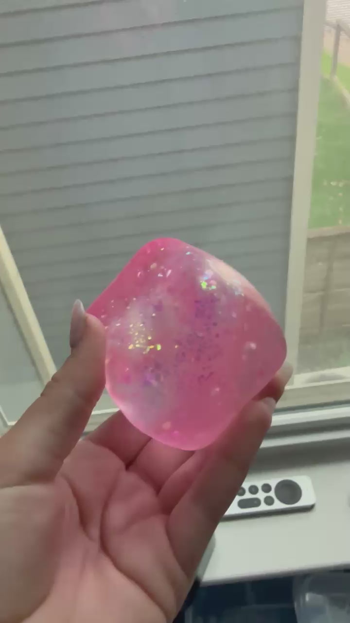 Sugah-Mals Glitter Sugar Cube Squishy